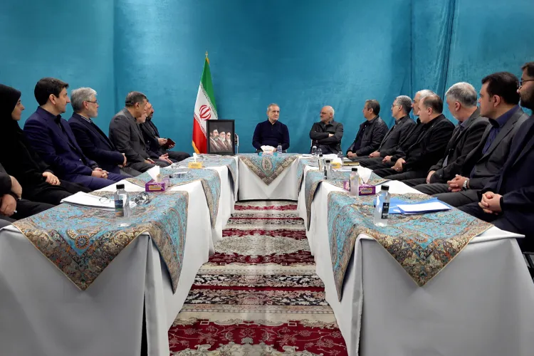 تصویری از جلسه هیات دولت که امروز برگزار شد