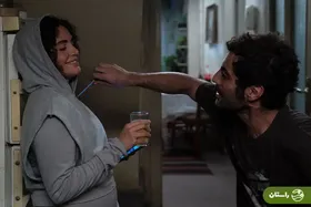 (ویدئو)  رپ خوانی نوید پورفرج و الناز شاکردوست در خیابان های تهران