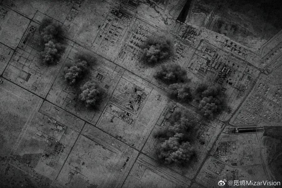 اولین تصویر از پالایشگاه قطر بعد از حمله ایران