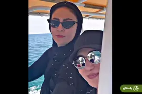 عکس | غواصی مریم مومن و نسیم ادبی؛ ویدئوی همخوانی با آهنگ عرفان طهماسبی در سفر دریایی