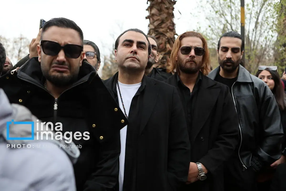 مراسم تشییع حمید هیراد