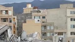 (عکس) جزئیات آواربرداری منطقه مسکونی در منطقه کوچمشکی زنجان