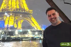 ویدئو | جشن کریسمسی علی ضیاء در کنار برج ایفل