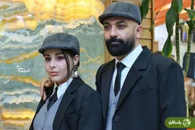 ویدئو و عکس | استایل مهدی کوشکی و همسرش، محیا مهدی‌زاده به سبک پیکی بلایندرز