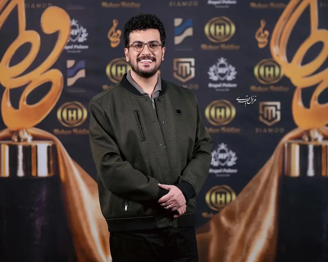 امیرحسین قیاسی و همسرش در جشن حافظ