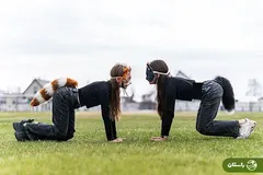 ترند جدید تناسب اندام در فضای مجازی؛ حرکت روی چهار دست‌وپا!