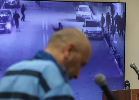 (عکس) دادگاه رسیدگی به پرونده محمدرضا طبری از متهمان ناآرامی‌ها در بهارستان