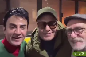 ویدئو | ۶۰ ثانیه جالب از داریوش کاردان، رضا عطاران و عموپورنگ در یک قاب