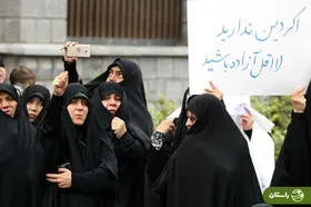 تحصن زنان معترض به بی‌حجابی با اقدام پلیس جمع شد + ویدئو