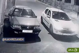 ویدئو | ثبت لحظه عجیب سرقت خودرو در نیاوران تهران