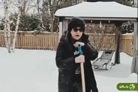 ویدئو مریم امیرجلالی درباره بارش برف در کانادا و افزایش قیمت دلار در ایران