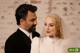 (تصاویر) لباس عروسی که از دل تاریخ آمد؛ آرام جعفری در نقش بانوی ویکتوریایی