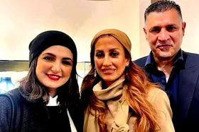 (عکس) سفر در زمان؛ «پوری بنایی در کنار علی دایی و همسرش» اواخر دهه ۸۰