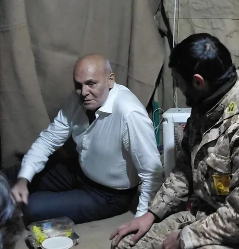 (عکس) جمشید هاشم‌پور در ایست بازرسی پایتخت