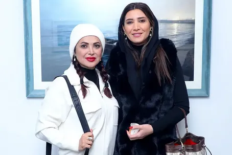 (عکس) عباس جمشیدی فر، کمند امیرسلیمانی و نیکی مظفری، مونا کرمی در نمایشگاه آثار بهار نوروزپور