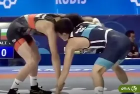 (ویدئو) عجیب‌ترین فن کشتی با پنج چرخش مرگبار پی در پی!