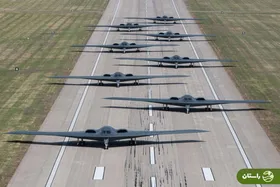 تصویری از خط تولید بمب‌ افکن پنهان‌کار B-2 Spirit