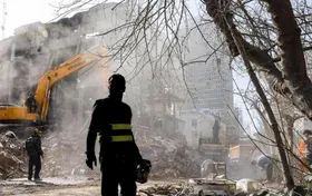 (تصاویر) آثار حمله هوایی به خیابان ملک الشعرای بهار تهران