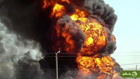 فیلمی از انفجاری شبیه انفجار هسته‌ای در چهارشنبه سوری شهر قم!