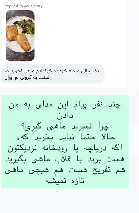 استوری یک بلاگر درباره ماهیگیری پرحاشیه شد