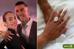کریستیانو رونالدو و جورجینا رودریگز رسما نامزد کردند؛ «بله، می‌خواهم…» + تصویر حلقه الماس نامزدی