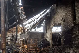 (تصاویر) حمله موشکی به موتورسازی در اطراف قم