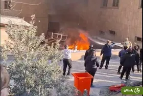 ویدئو | یک دانشجو، دانشگاه آزاد تهران را آتش زد!