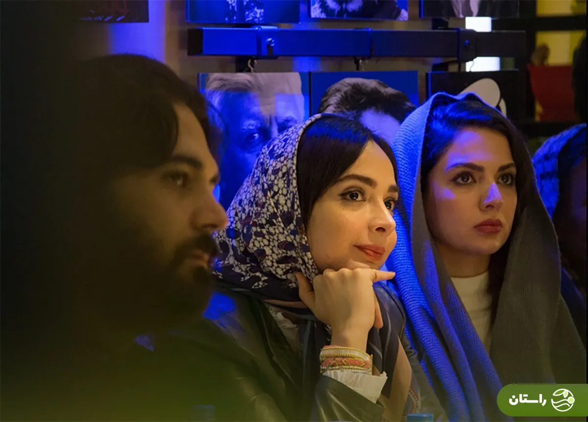 المیرا دهقانی و پاشا رستمی و  آیدا نامجو در اکران لحظه گرگ و میش