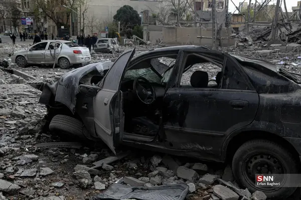 خسارات حمله به خیابان مطهری