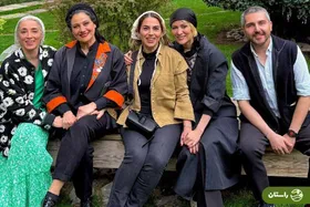 عکس | عیددیدنی شبنم مقدمی با بازیگران سریال تاسیان