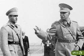 عکس | تونل زمان؛ رضاشاه و نازلی صبری ملکه مصر در سال ۱۳۱۳