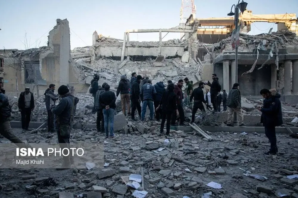 تصاویر حمله به تهران