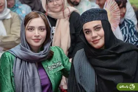 تصاویر | استایل جذاب بهنوش طباطبایی در جشن امضای کتاب «سووشون» در نمایشگاه کتاب