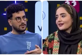 (ویدئو) استاکرای که برای نرگس محمدی به سیم آخر زده بود