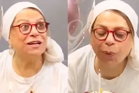 ویدئویی از جشن تولد ۷۰سالگی گوهر خیراندیش