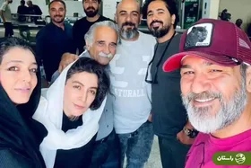 عکس | دورهمیِ مهران غفوریان، ساره بیات و محمد حسین مهدویان