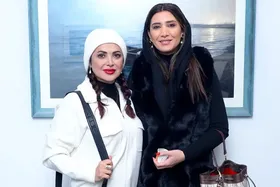 (عکس) عباس جمشیدی فر، کمند امیرسلیمانی و نیکی مظفری، مونا کرمی در نمایشگاه آثار بهار نوروزپور