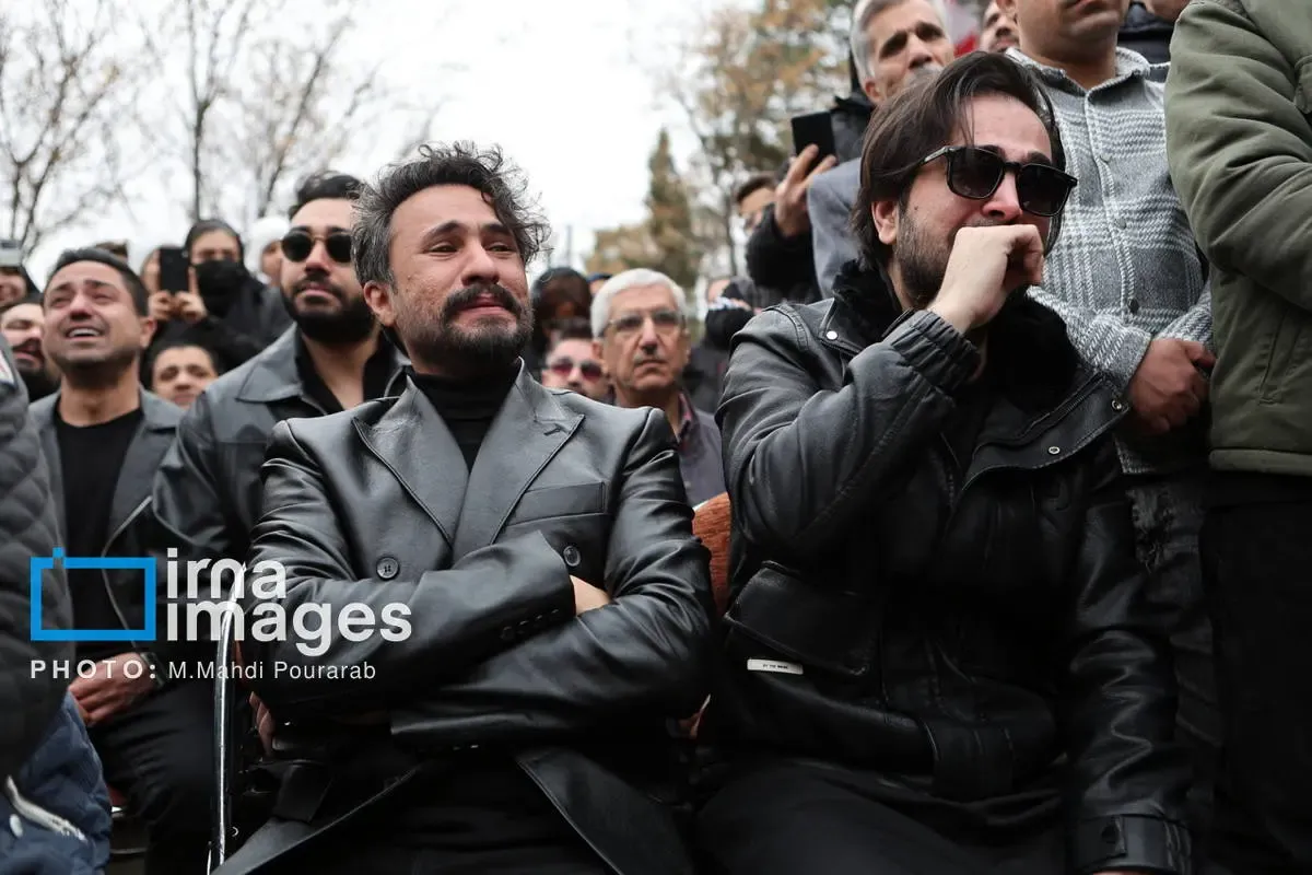 مراسم تشییع حمید هیراد