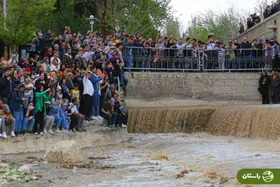 ویدئو | ذوق وصف نشدنی مردم اصفهان از جاری شدن زاینده‌رود