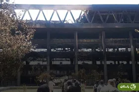 ویدئو | اجرای سمفونی شماره ۹ بتهوون در خرابه‌های ساختمان شیشه‌ای صداوسیما