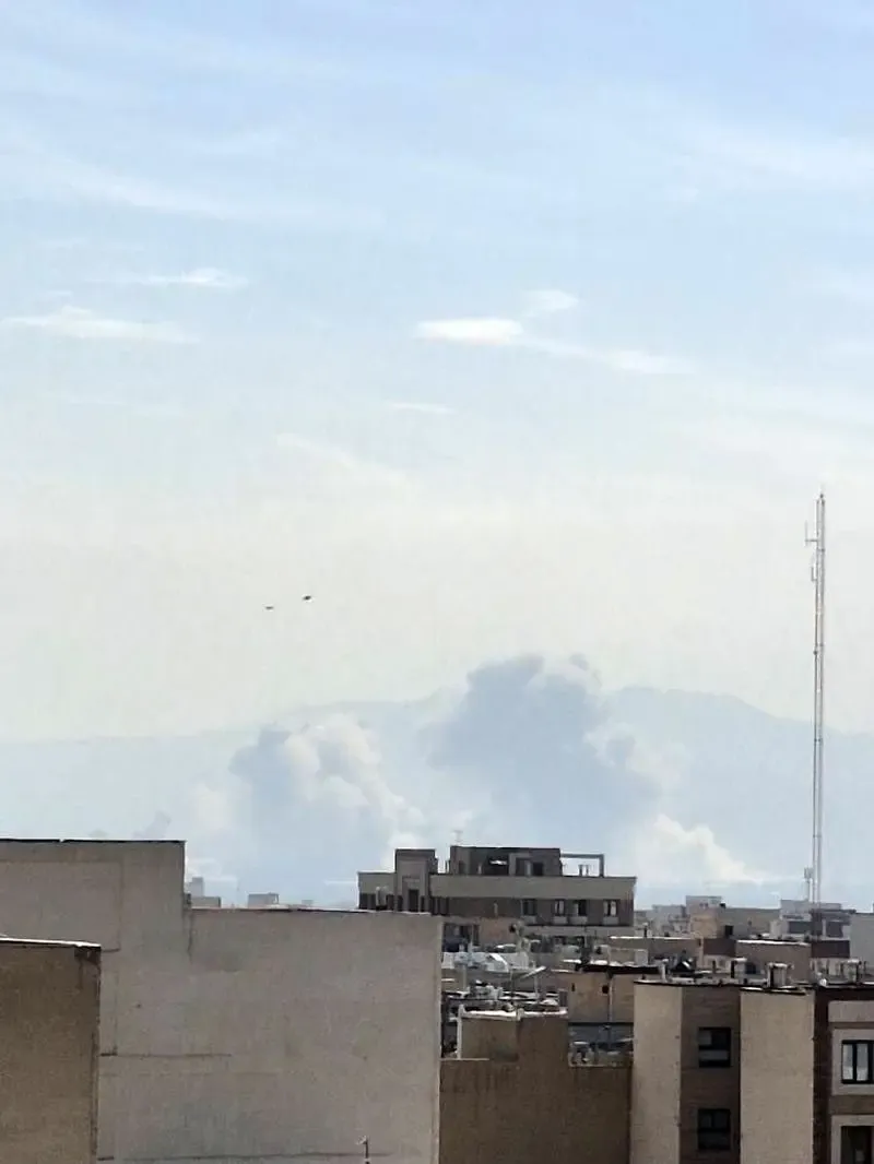 تصاویری از انفجارهای پیاپی در شرق تهران