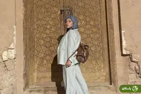 تصاویر آناهیتا درگاهی در یزد و تمجید او از این شهر