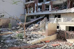 ۱۴ مصدوم و یک فوتی در انفجار ساختمانی در بندرعباس