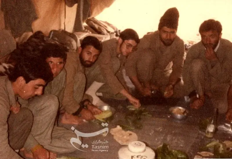 مجتبی خامنه ای در جبهه