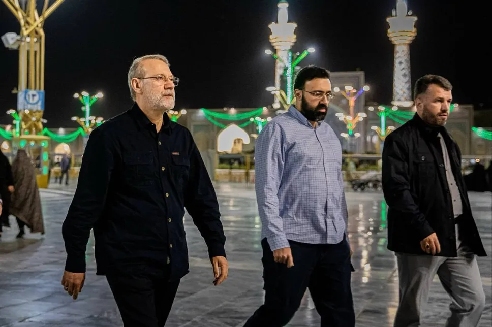 (ویدئو) تشییع شهید علی لاریجانی در قم