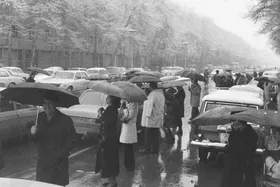 (عکس‌) تونل زمان؛ اولین برف تهران در سال ۱۳۴۴