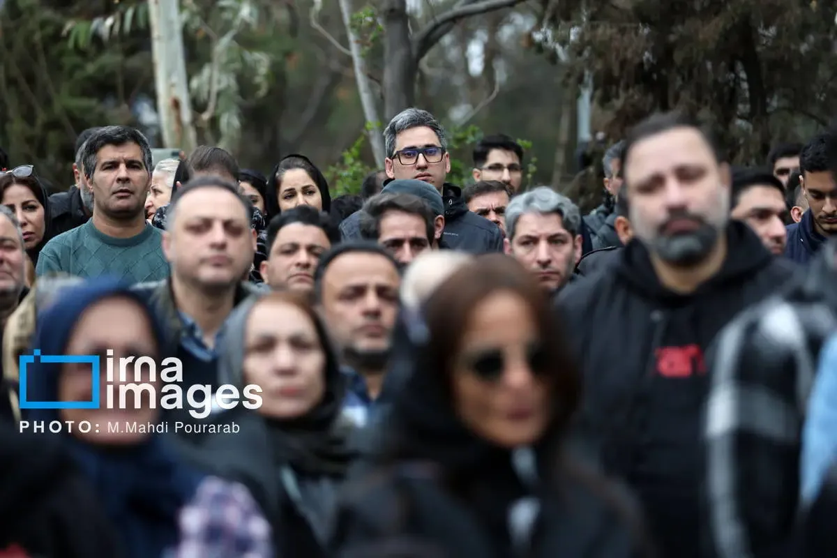 مراسم تشییع حمید هیراد