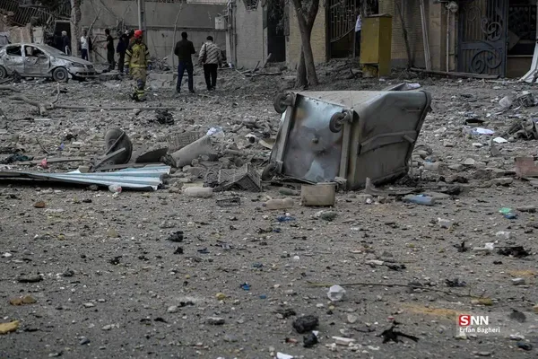 خسارات حمله به خیابان مطهری