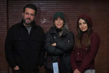 (عکس) استایل زمستانی محسن کیایی و سمیرا حسن‌پور در تئاتر