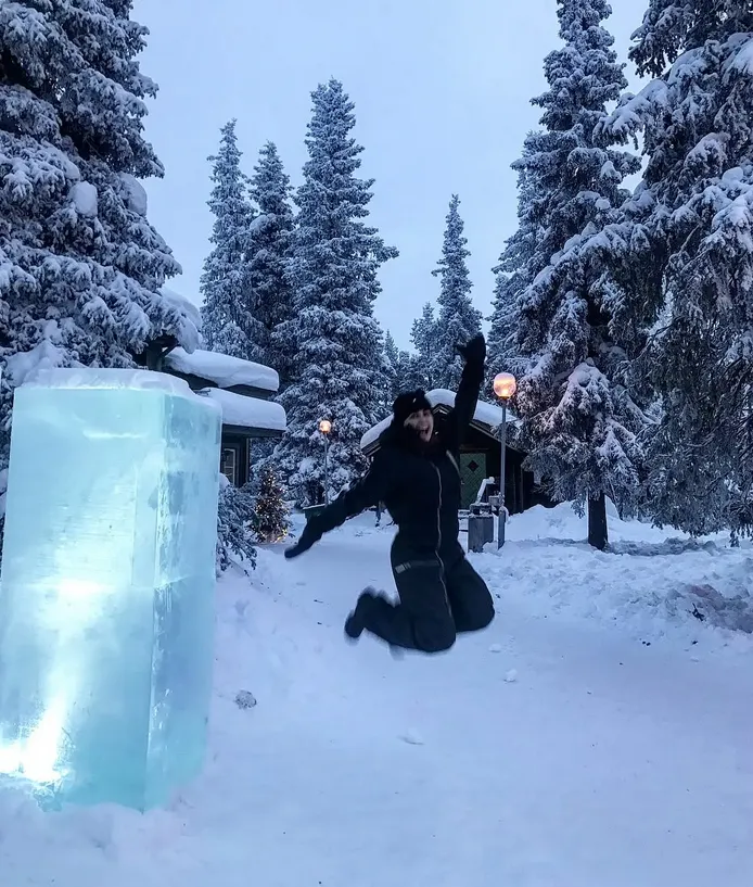 لاکچری بازی الناز شاکردوست در قطب شمال